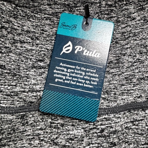 P’Tula Women’s Gray High-Waisted Bare Leggings, Activewear, yoga - Picture 3 of 11